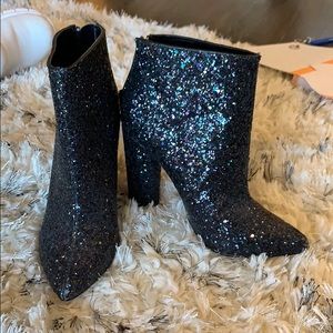 Aldo Sparkly Black Boots